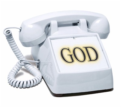 God on the phone